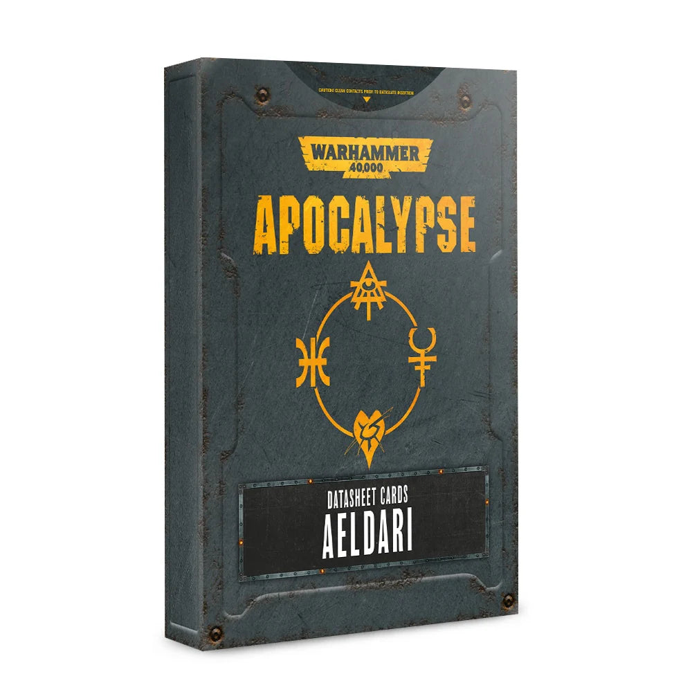 Warhammer 40,000: Apocalypse - Aeldari Datasheet Cards
