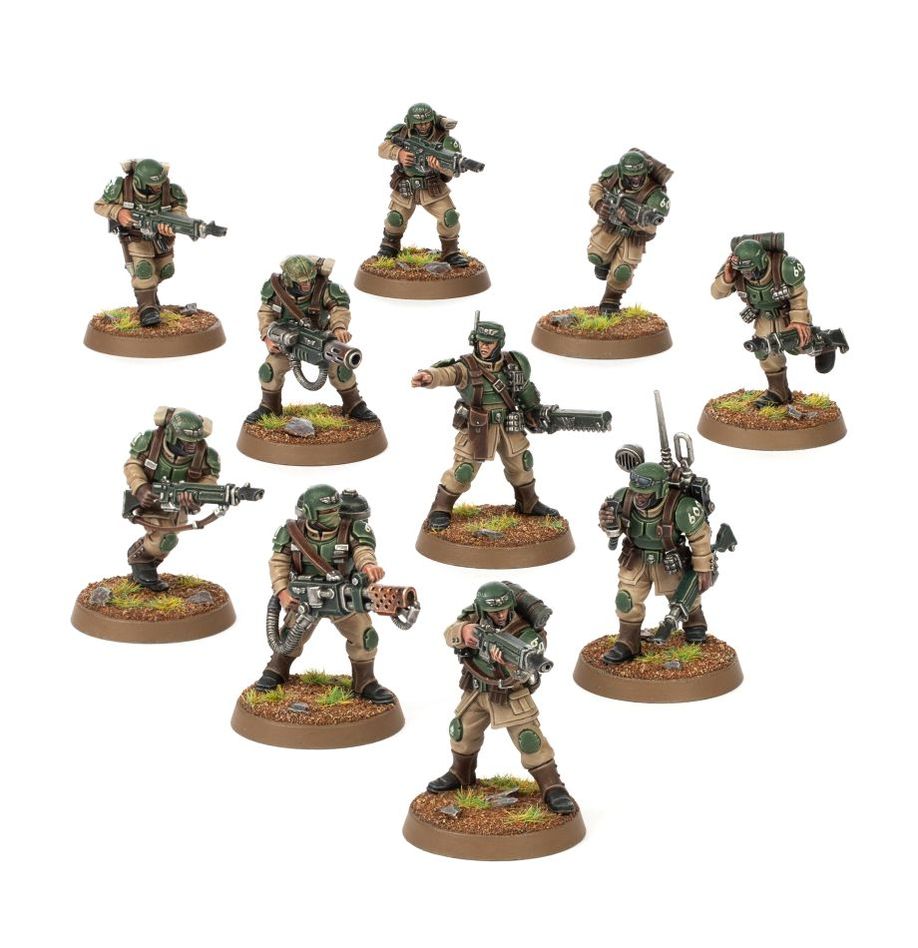 Warhammer 40,000 (10th Edition): Astra Militarum - Cadian Shock Troops