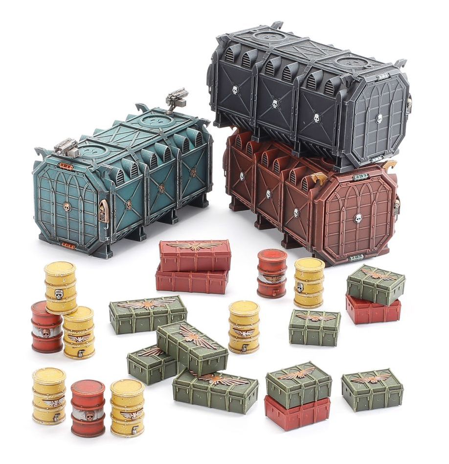 Warhammer 40,000 (10th Edition): Battlezone Manufactorum - Munitorum Armoured Containers