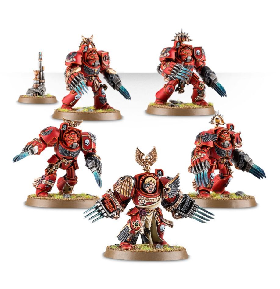 Warhammer 40,000 (10th Edition): Blood Angels Terminator Assault Squad