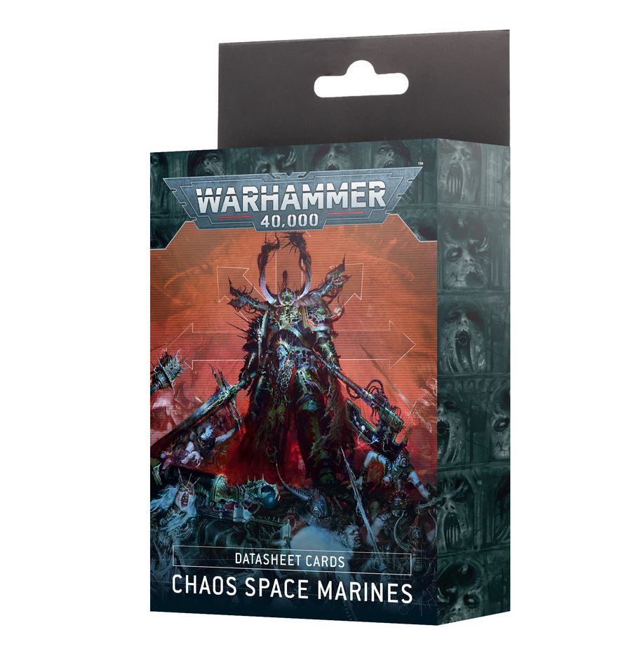 Warhammer 40,000 (10th Edition): Chaos Space Marines Datasheet Cards