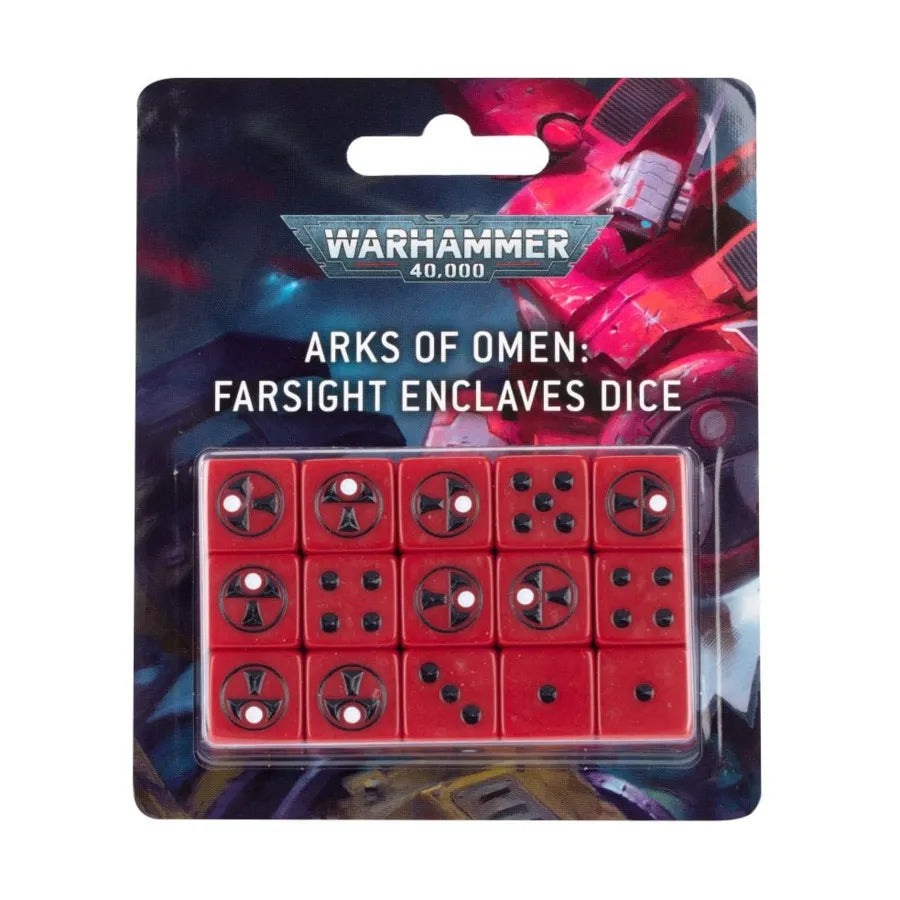 Warhammer 40,000 (10th Edition): Arks of Omen - Farsight Enclaves Dice Set