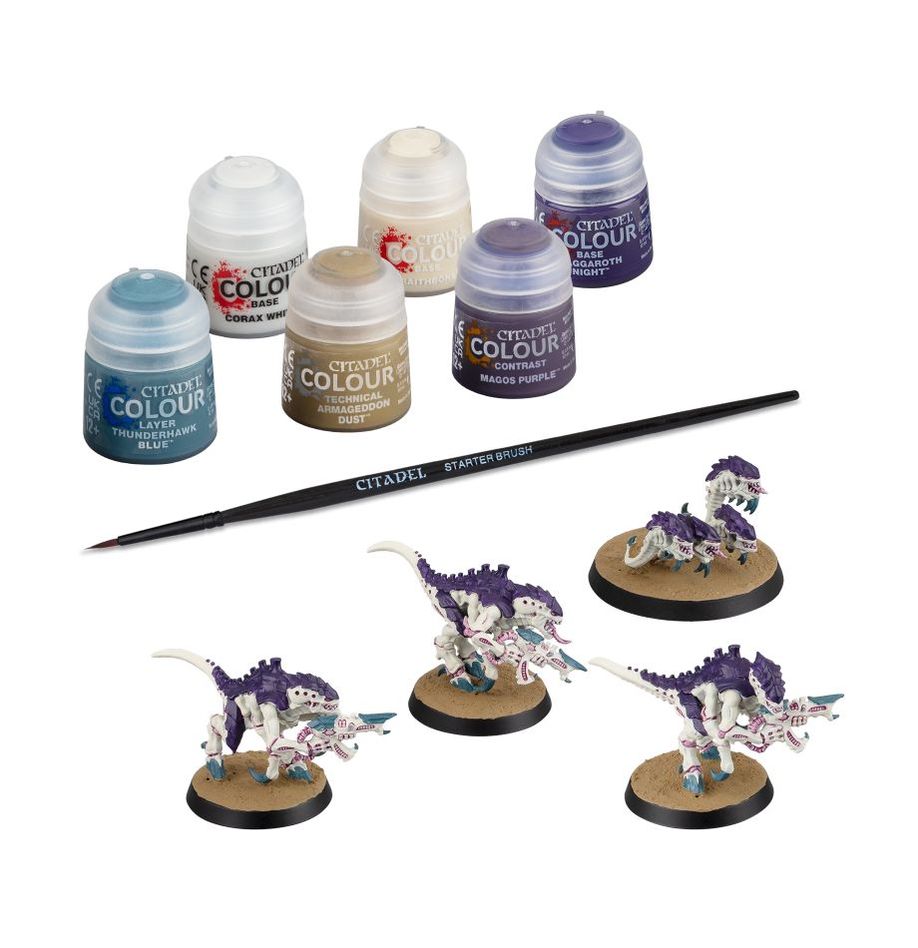 Warhammer 40,000 (10th Edition): Tyranids - Termagants and Ripper Swarm + Paints