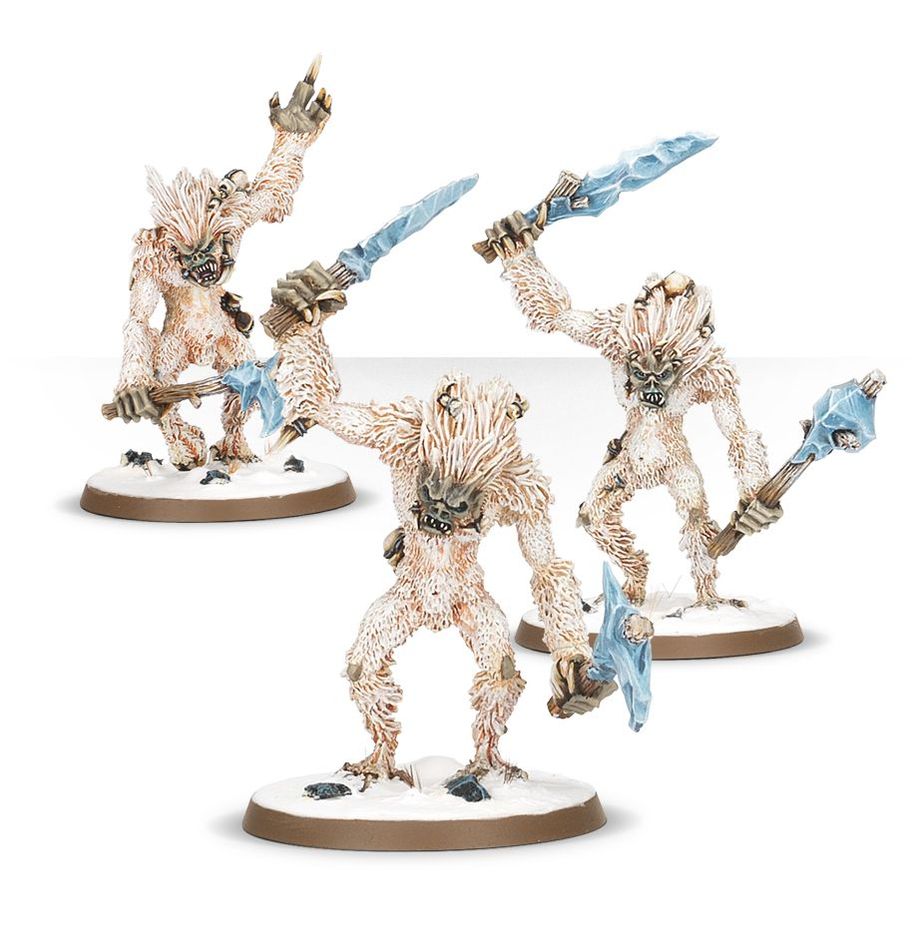 Warhammer: Age of Sigmar - Beastclaw Raiders Icefall Yhetees