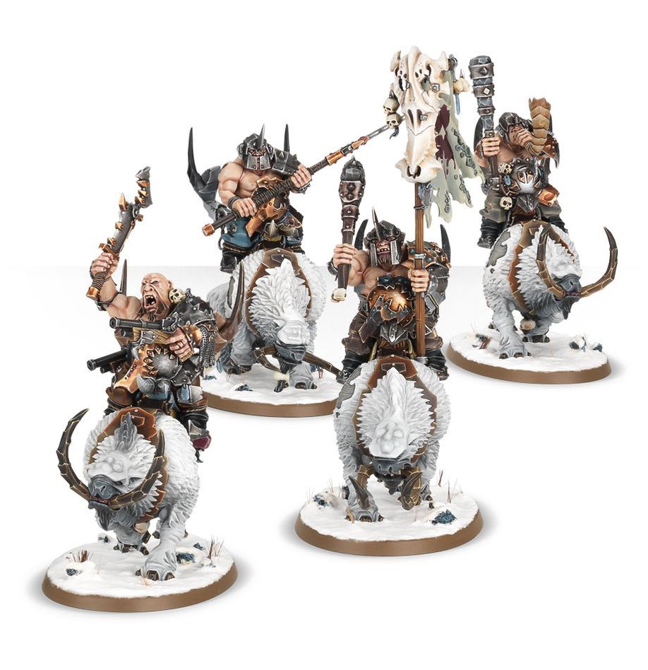 Warhammer: Age of Sigmar - Beastclaw Raiders: Mournfang Pack