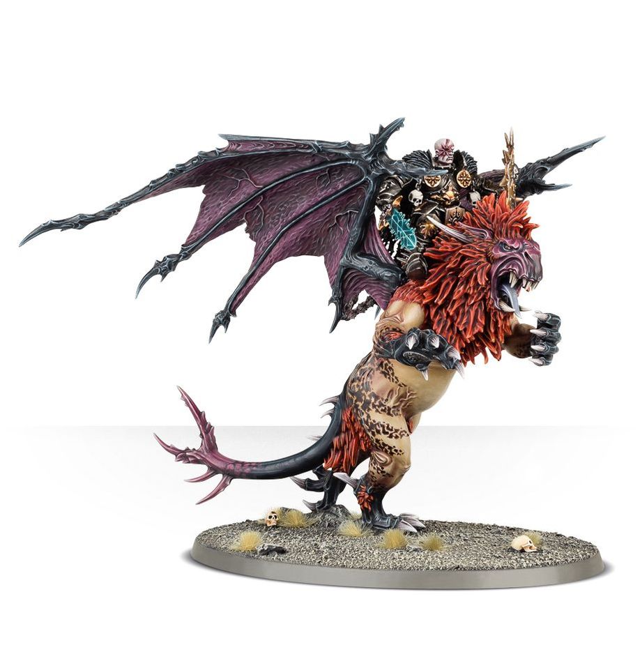 Warhammer: Age of Sigmar - Chaos Lord on Manticore