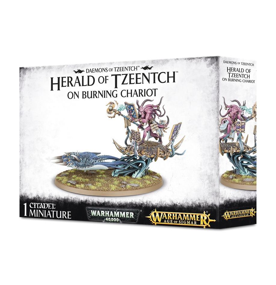 Warhammer: Age of Sigmar - Daemons of Tzeentch: Herald of Tzeentch on Burning Chariot