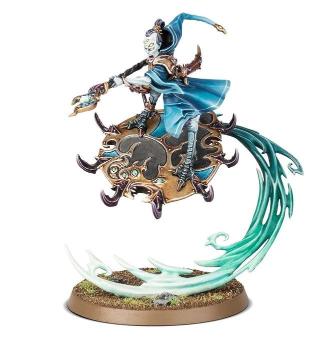 Warhammer: Age of Sigmar - Disciples of Tzeentch: Magister on Disc of Tzeentch