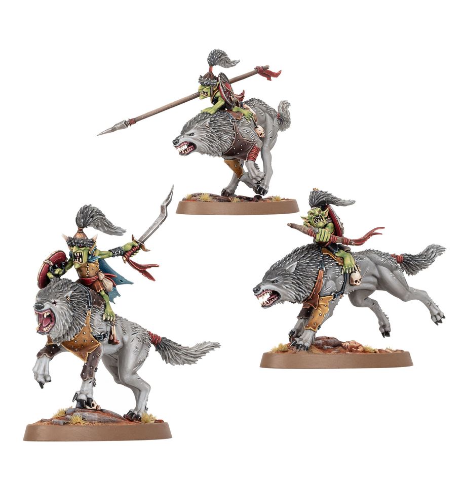 Warhammer: Age of Sigmar - Gloomspite Gitz: Snarlboss and Wolfgit Retinue