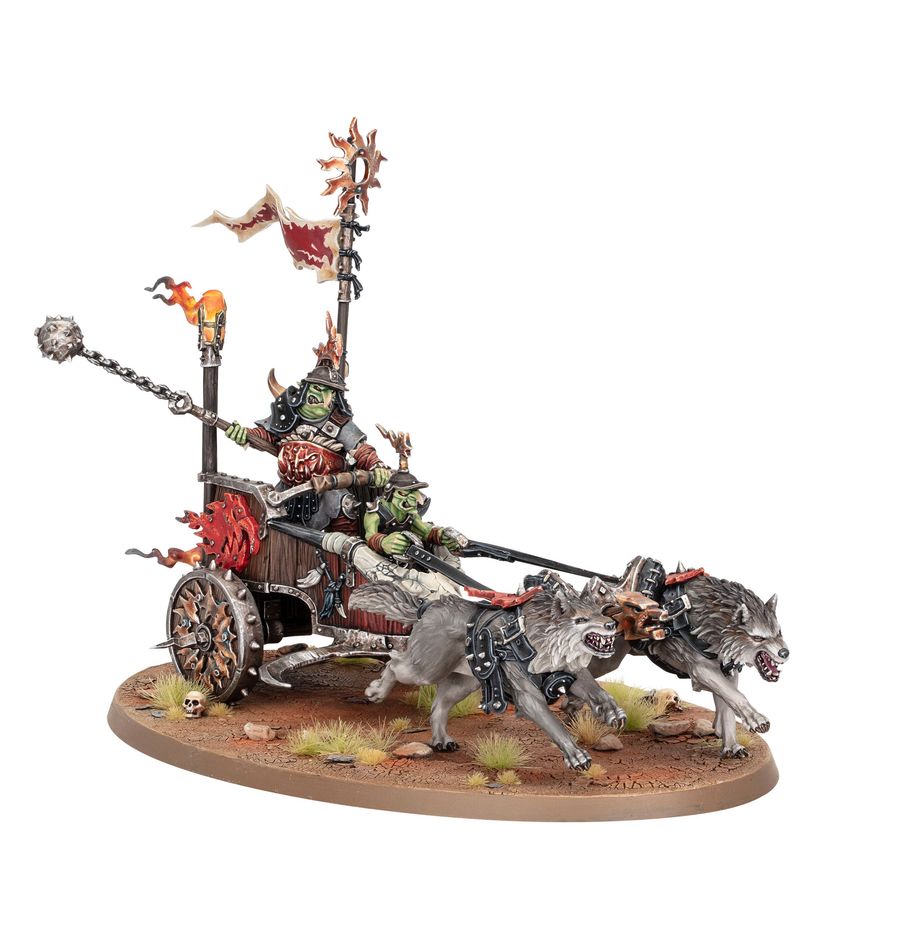 Warhammer: Age of Sigmar - Gloomspite Gitz: Snarlboss on War-Wheela
