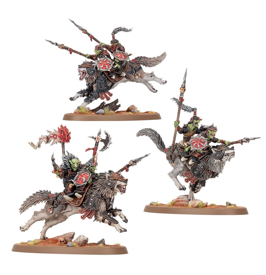 Warhammer: Age of Sigmar - Gloomspite Gitz: Snarlpack Cavalry