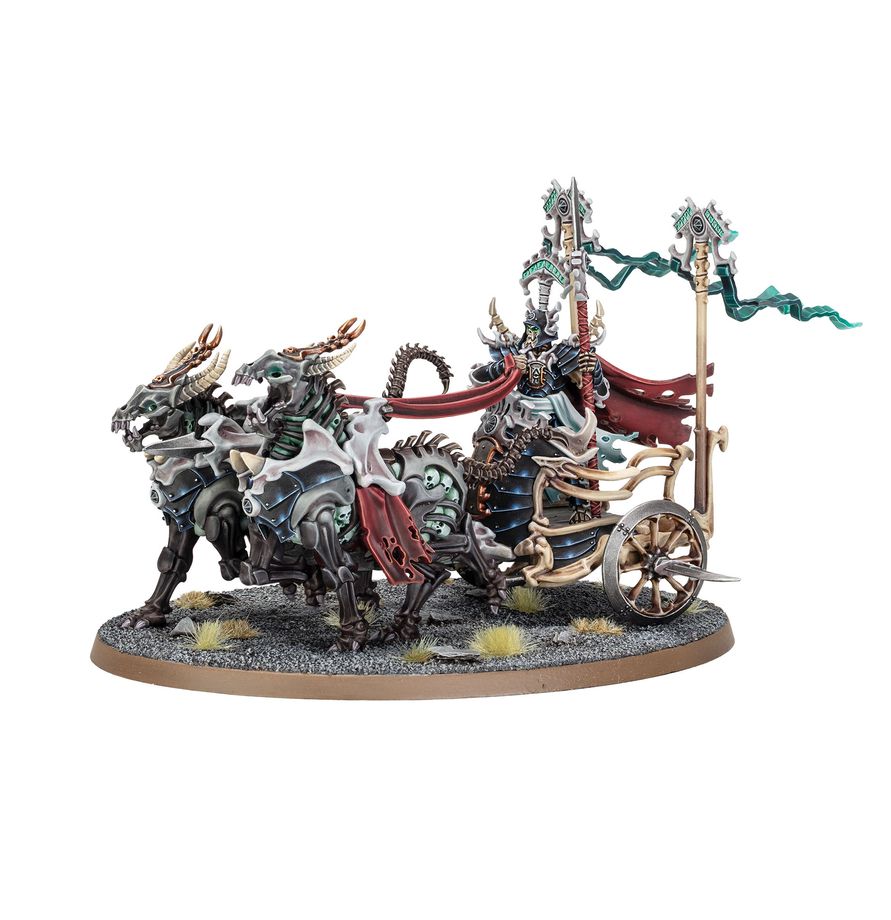 Warhammer: Age of Sigmar - Ossiarch Bonereapers: Liege-Kavalos on War Chariot