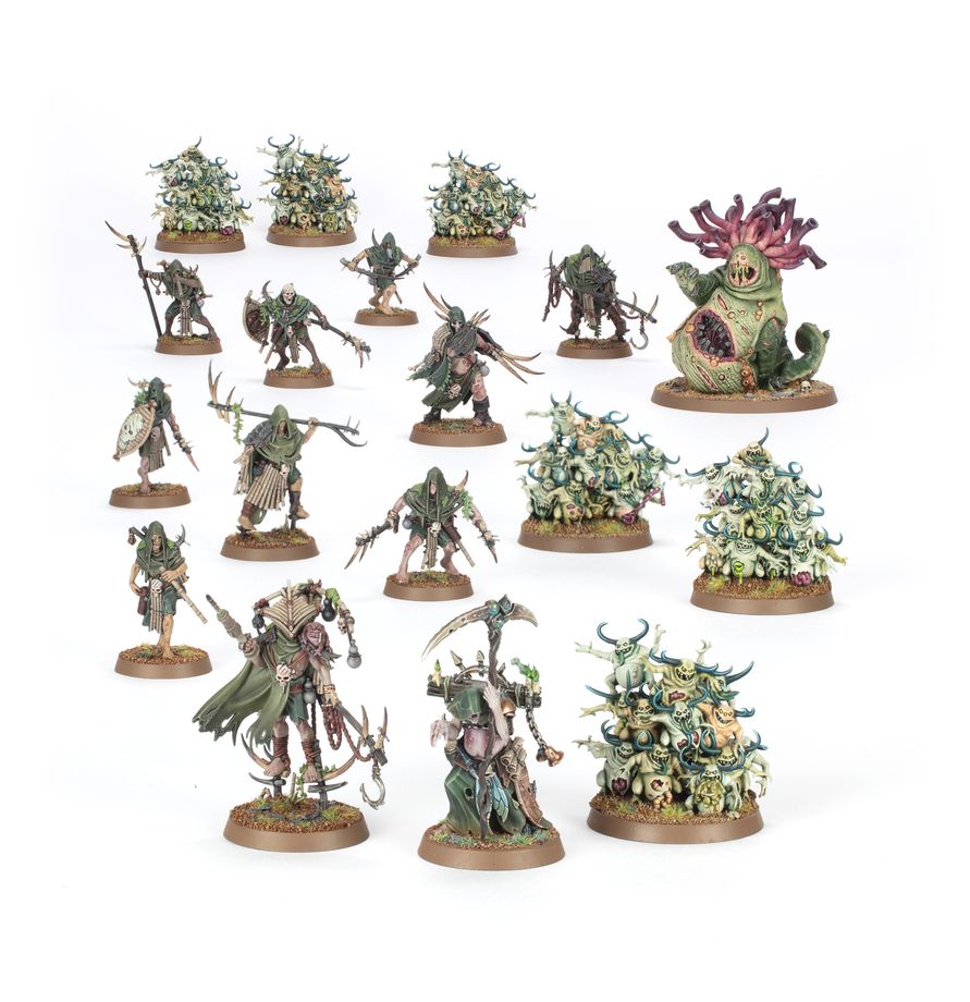 Warhammer: Age of Sigmar - Maggotkin of Nurgle: Bubonic Cell Spearhead