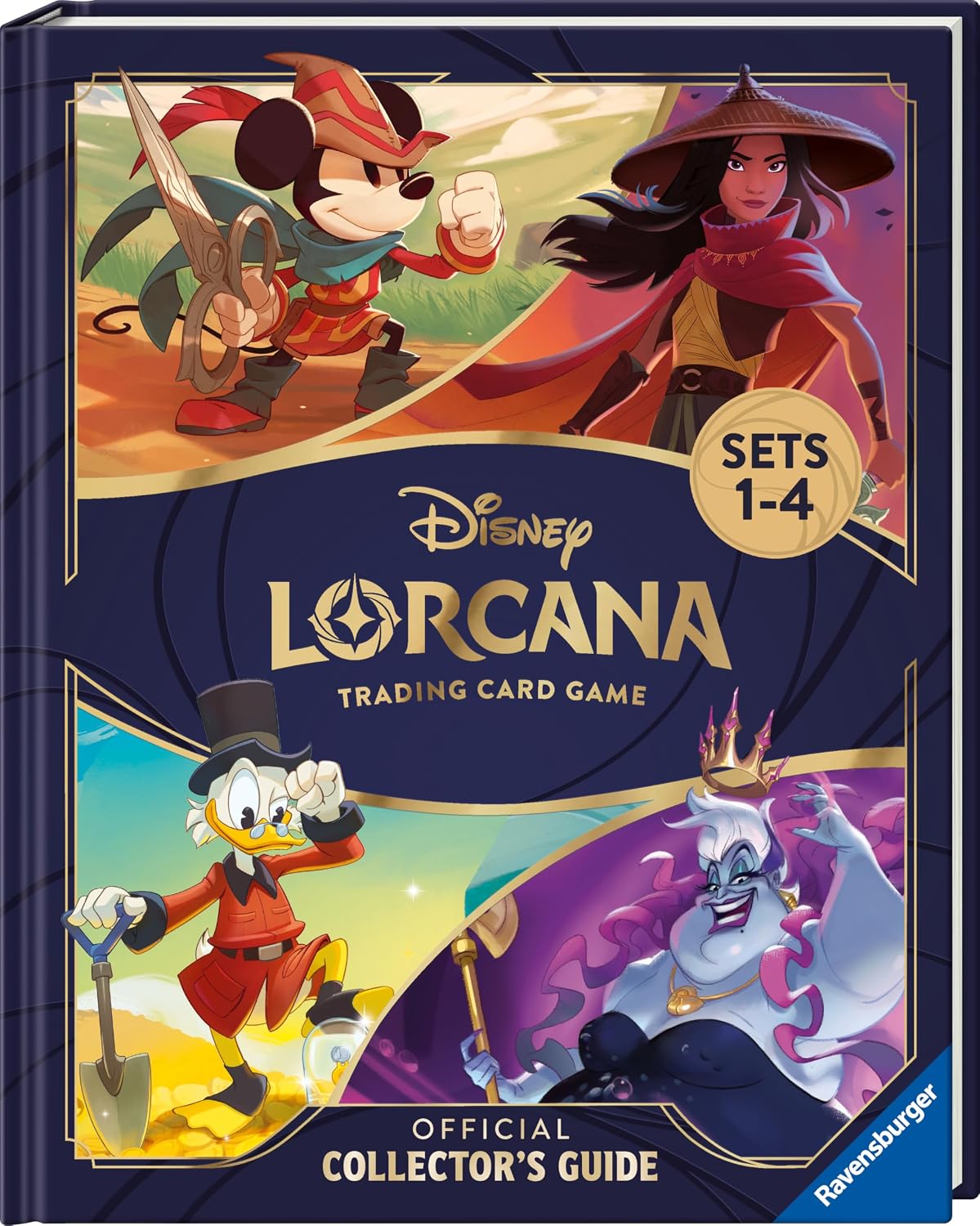 Disney Lorcana: Trading Card Game - Official Collector's Guide Sets 1-4