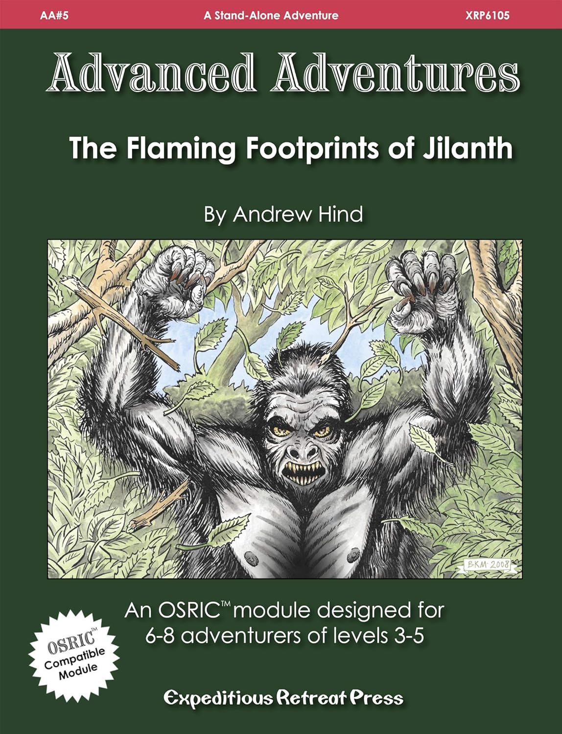 Advanced Adventures: The Flaming Footprints of Jilanth