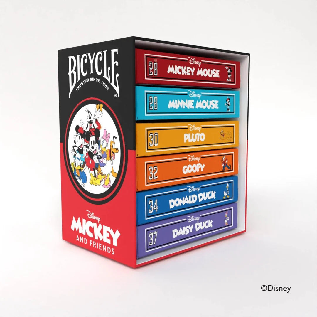 Bicycle Playing Cards: Disney Mickey and Friends (6-Deck Box Set)