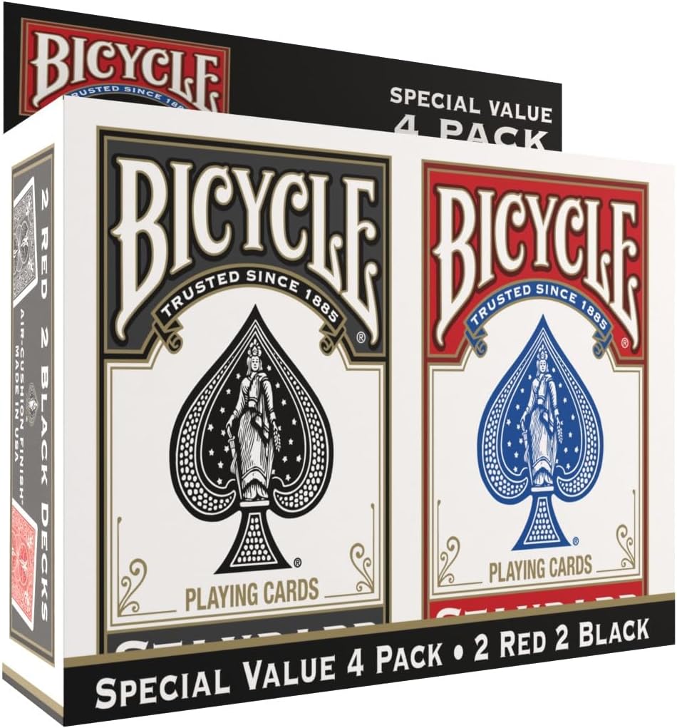 Bicycle Standard Playing Cards (4-Pack)