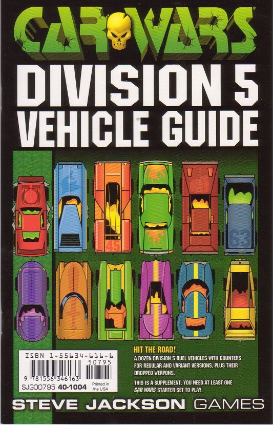 Car Wars: Division 5 - Vehicle Guide
