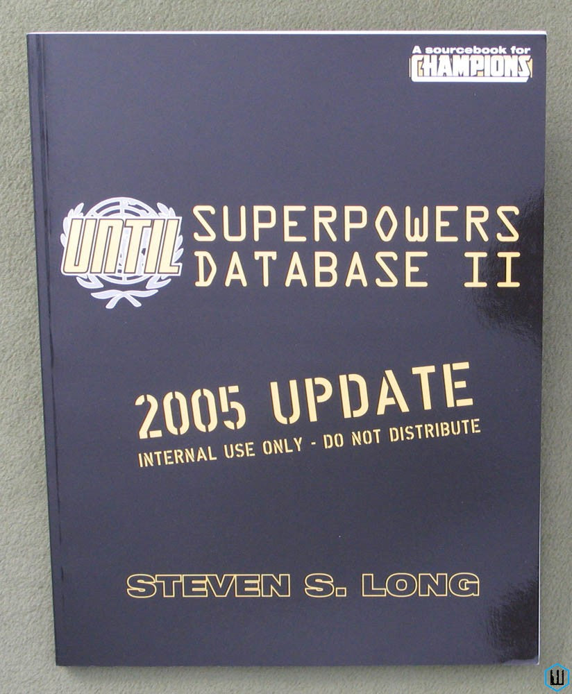 Champions: Until - Superpowers Database II