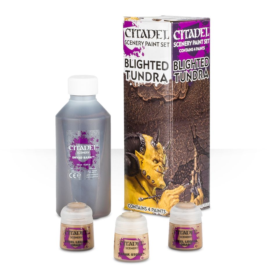 Citadel Scenery Paint Set: Blighted Tundra