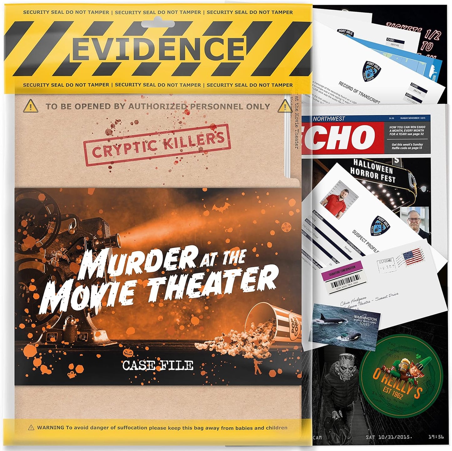 Cryptic Killers: Murder at the Movie Theater