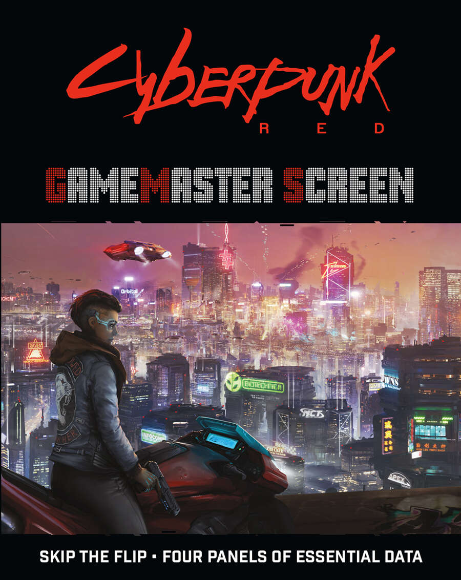 Cyberpunk Red - Game Master Screen