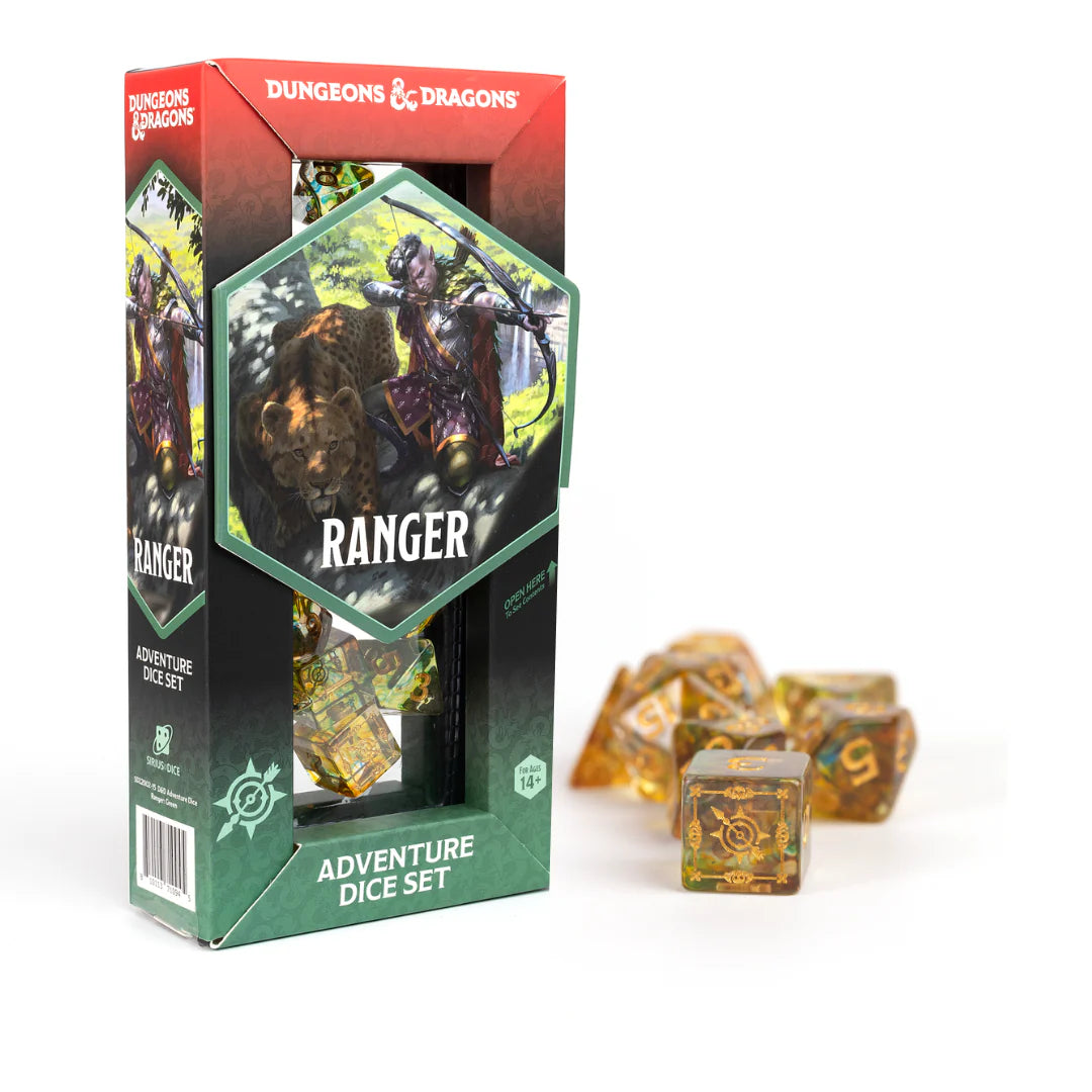 Dungeons & Dragons: Ranger - Adventure Dice Set (Green / Multi)