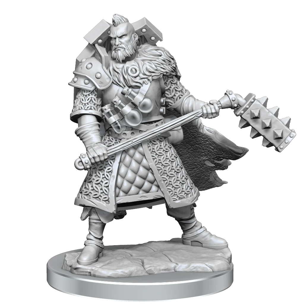 Dungeons & Dragons Miniatures, Frameworks: Human Fighter (Male)