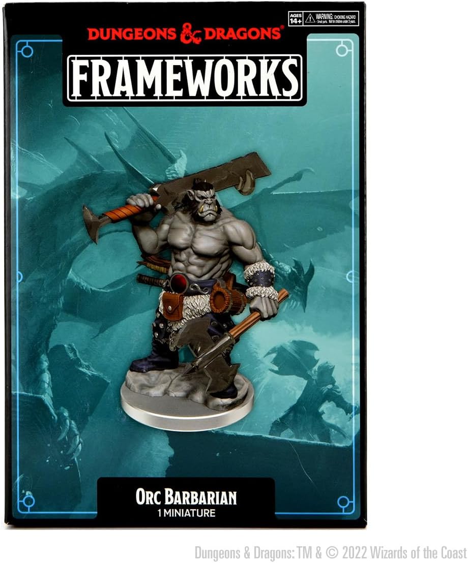 Dungeons & Dragons Miniatures, Frameworks: Orc Barbarian (Male)