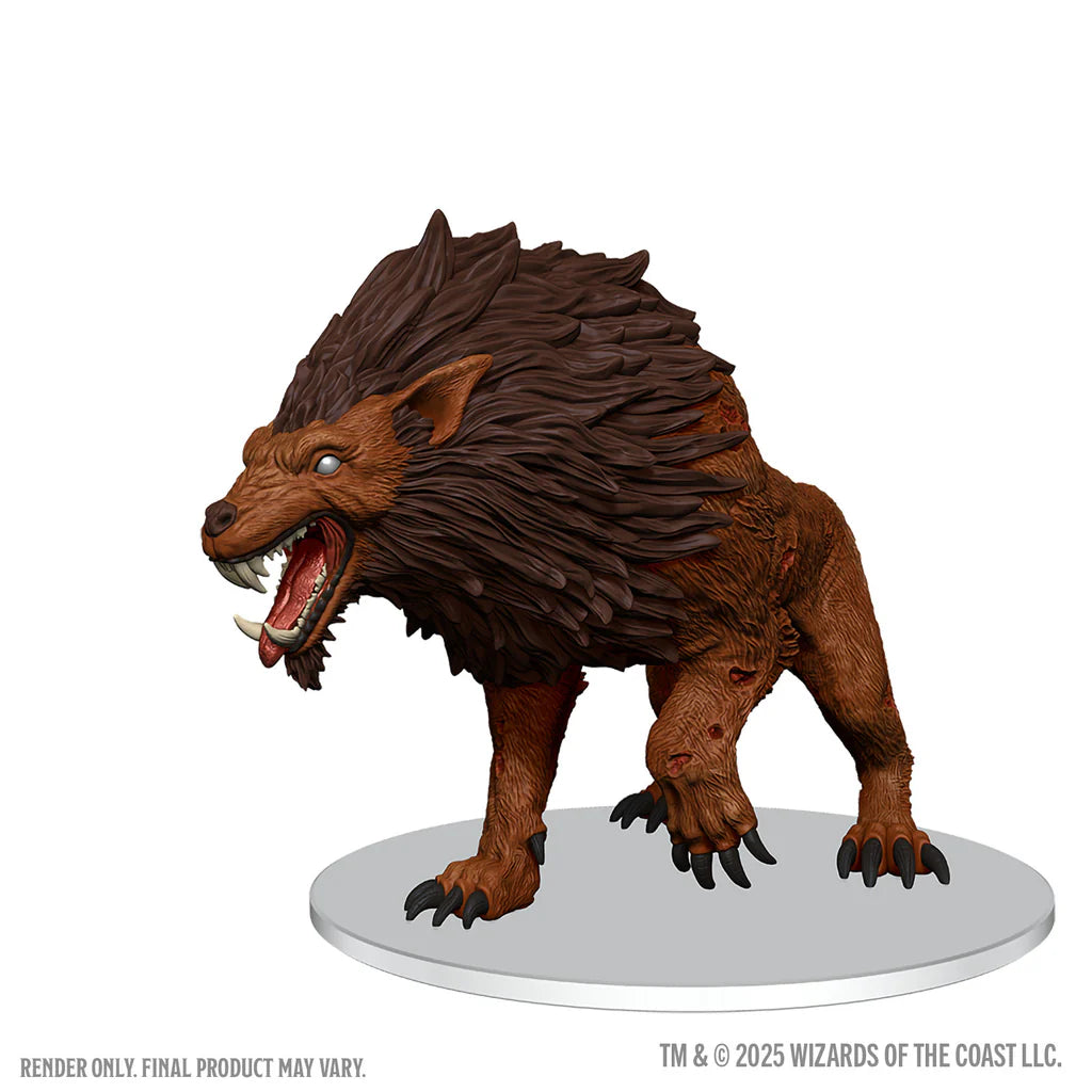 Dungeons & Dragons: Icons of the Realms - Dire Worg (Pre-Painted Miniature)