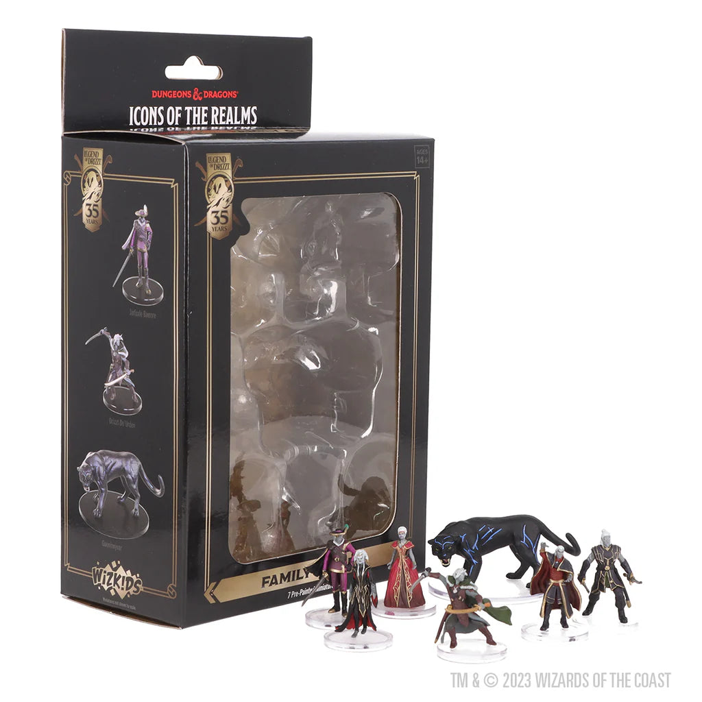 Dungeons & Dragons Miniatures, Pre-Painted: Legend of Drizzt - Family & Foes