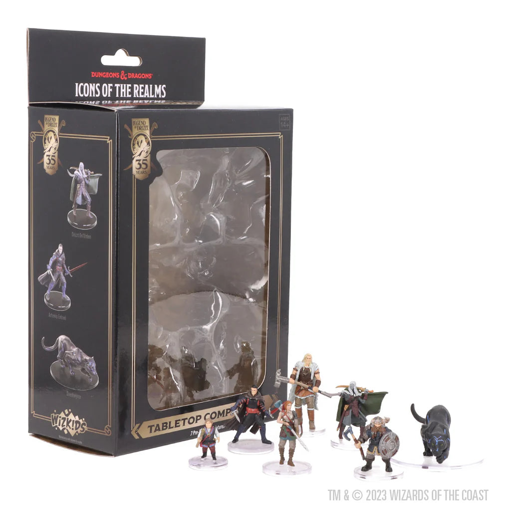Dungeons & Dragons Miniatures, Pre-Painted: Legend of Drizzt - Tabletop Companions
