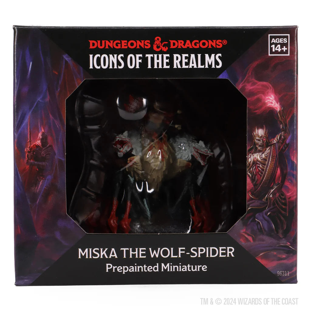 Dungeons & Dragons Miniatures, Pre-Painted: Icons of the Realms - Miska the Wolf-Spider
