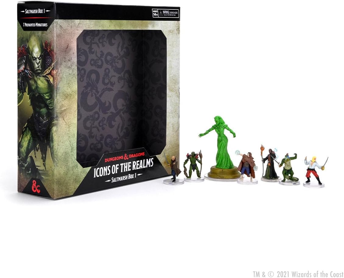 Dungeons & Dragons Miniatures, Pre-Painted: Saltmarsh Box 1
