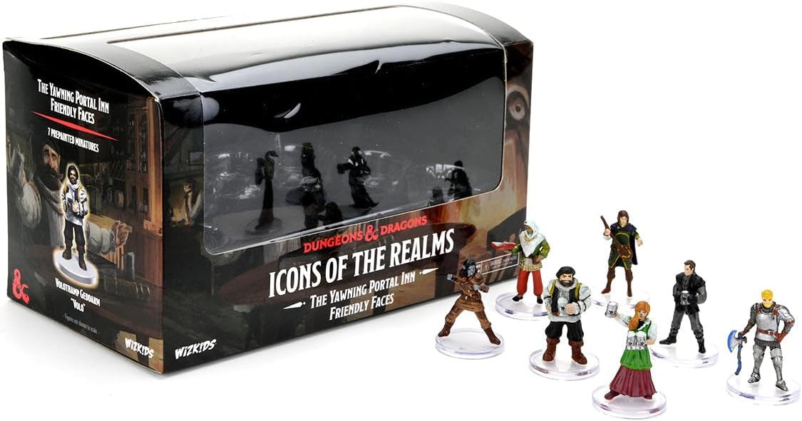 Dungeons & Dragons Miniatures, Pre-Painted: The Yawning Portal Inn - Friendly Faces