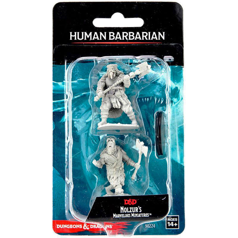 Dungeons & Dragons: Nolzur's Marvelous Miniatures - Human Barbarian (Male)