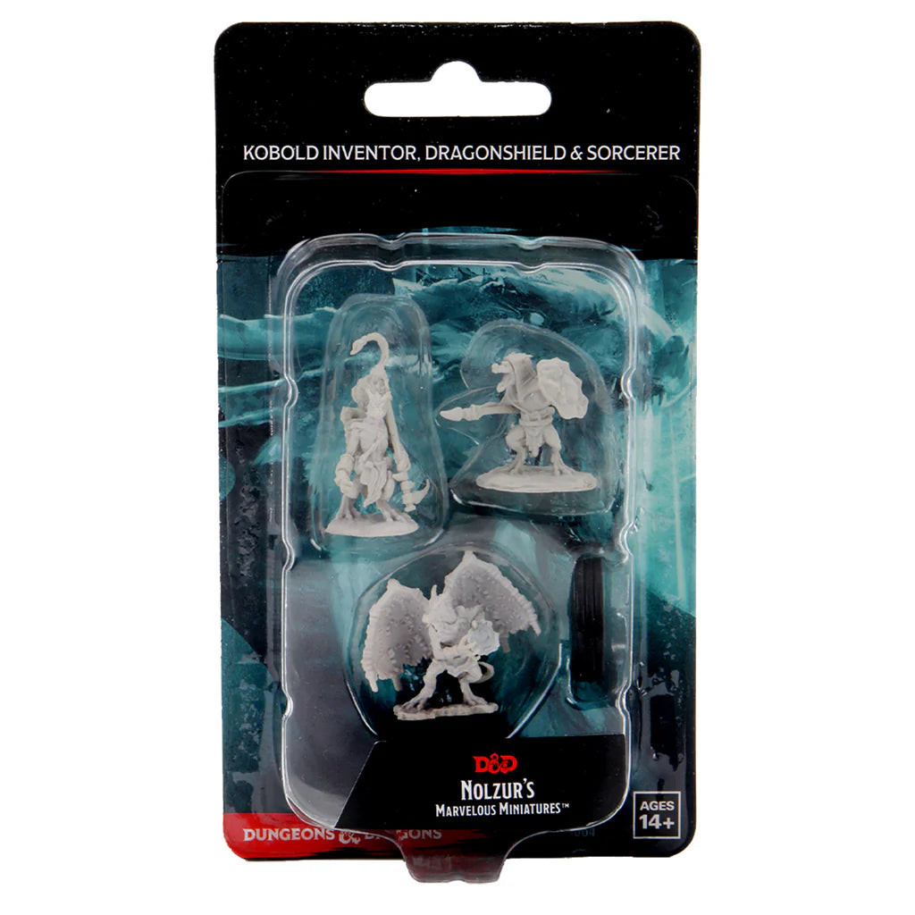 Dungeons & Dragons: Nolzur's Marvelous Miniatures - Kobold Inventor, Dragonshield, & Sorcerer
