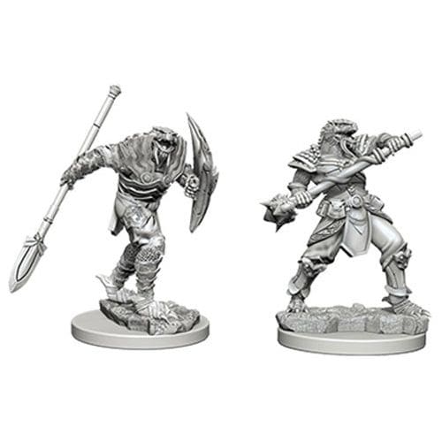 Dungeons & Dragons: Nolzur's Marvelous Miniatures - Male Dragonborn Fighter with Spear
