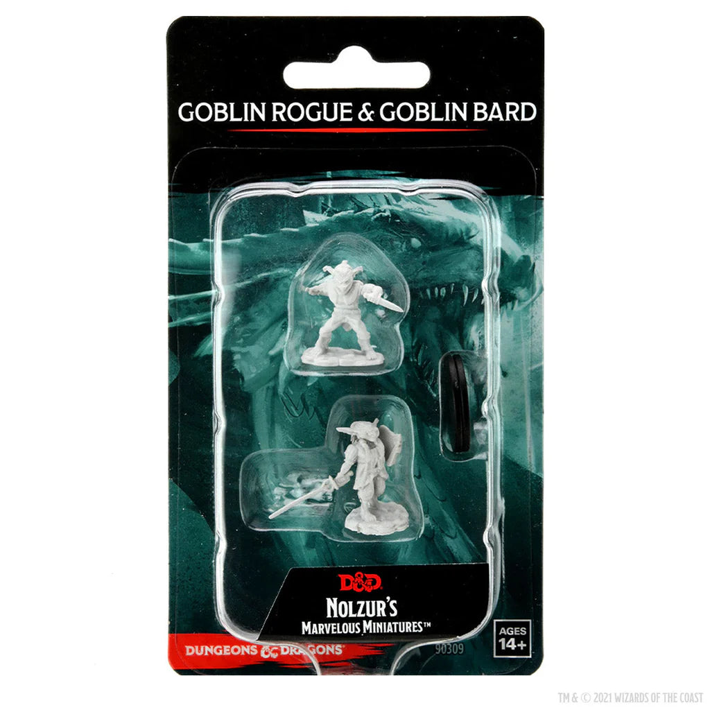 Dungeons & Dragons: Nolzur's Marvelous Miniatures - Goblin Rogue & Goblin Bard