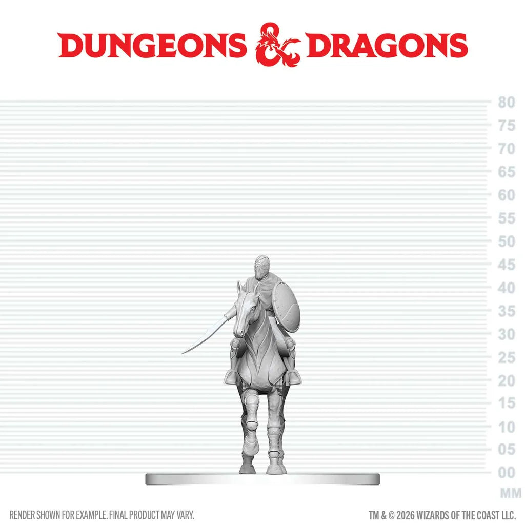 Dungeons & Dragons: Nolzur's Marvelous Miniatures - Nimblewright Steed with Rider