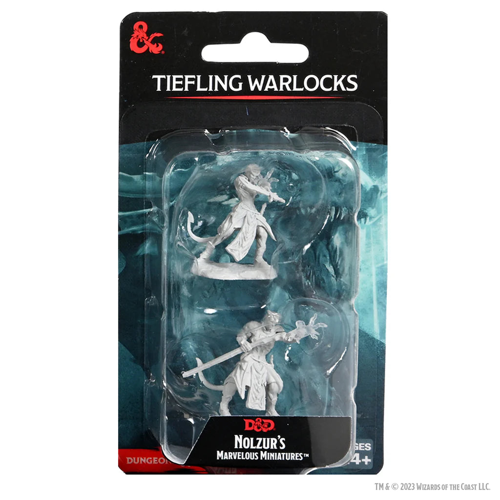 Dungeons & Dragons: Nolzur's Marvelous Miniatures - Tiefling Warlocks
