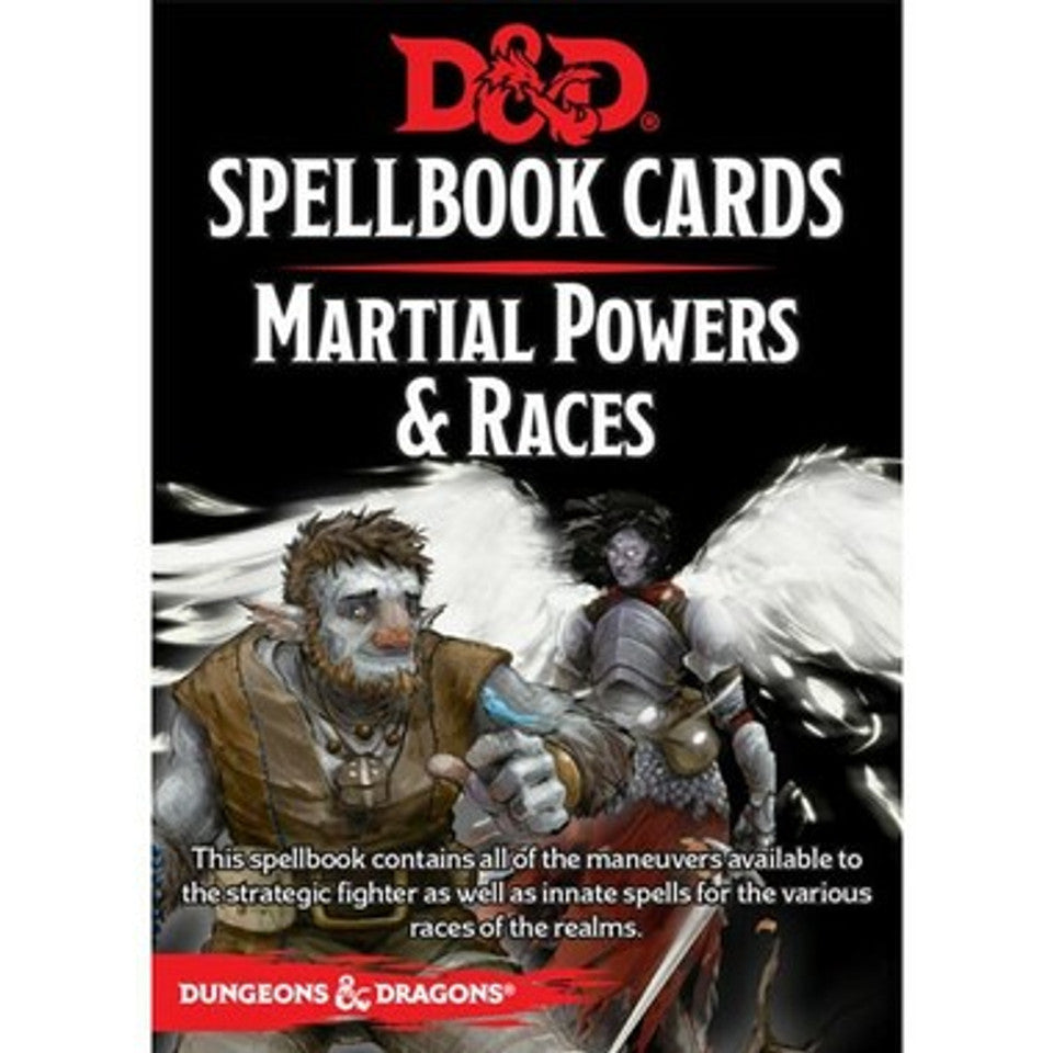 Dungeons & Dragons: Spellbook Cards - Martial Powers & Races (Version 3)