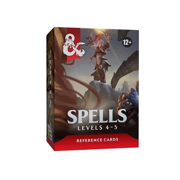 Dungeons & Dragons: Spells Levels 4-5 Reference Cards