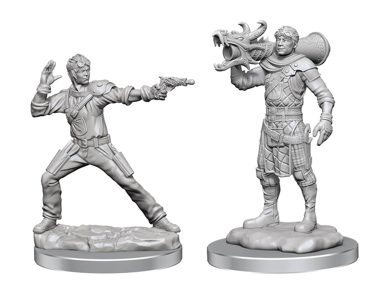 Dungeons & Dragons: Nolzur's Marvelous Miniatures - Human Artificer & Human Apprentice