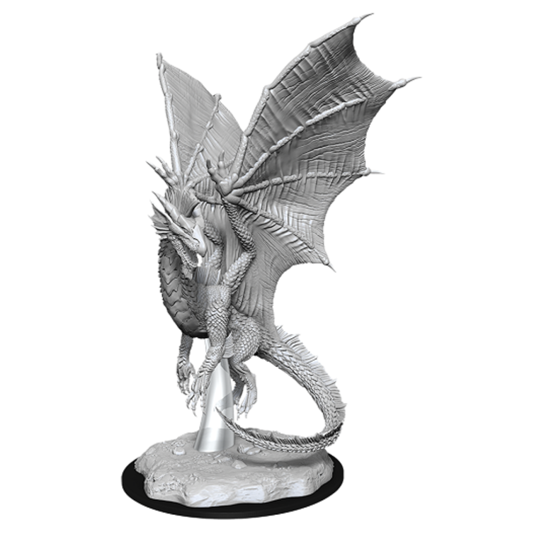 Dungeons & Dragons: Nolzur's Marvelous Miniatures - Young Silver Dragon (2020)