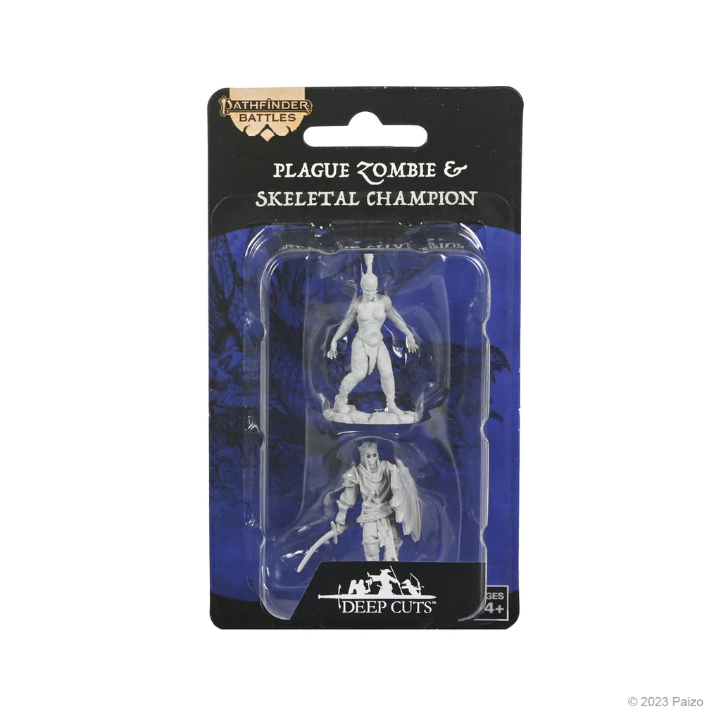 Deep Cuts Miniatures: Plague Zombie & Skeletal Champion