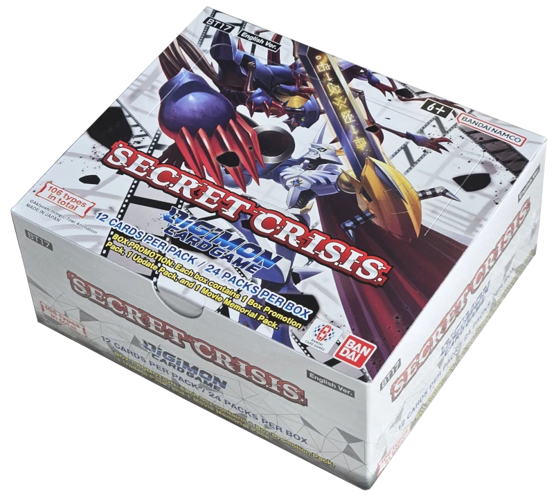 Digimon Card Game: Secret Crisis Booster Display (BT17)