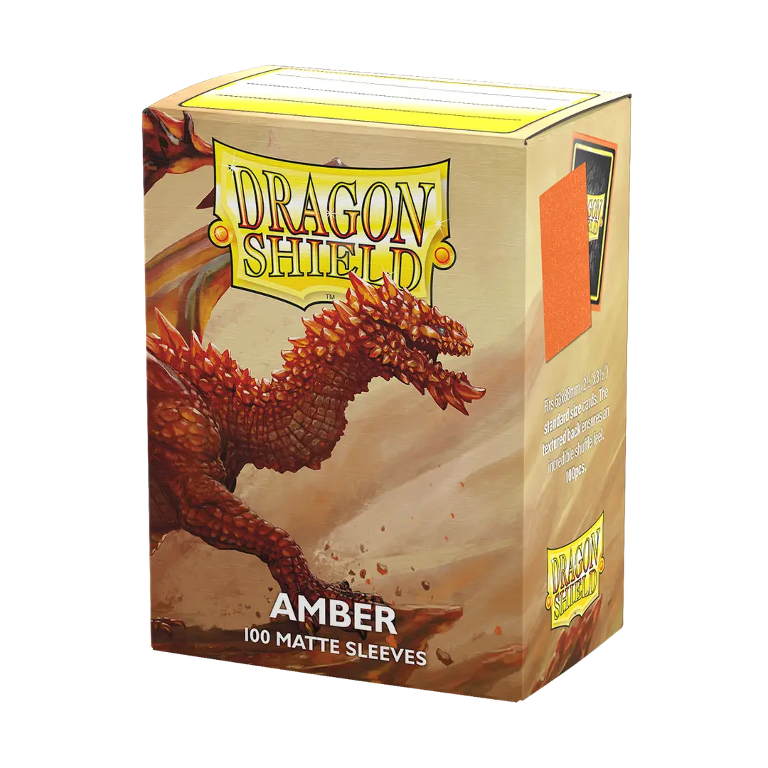 Dragon Shield: Amber Matte Sleeves (100)