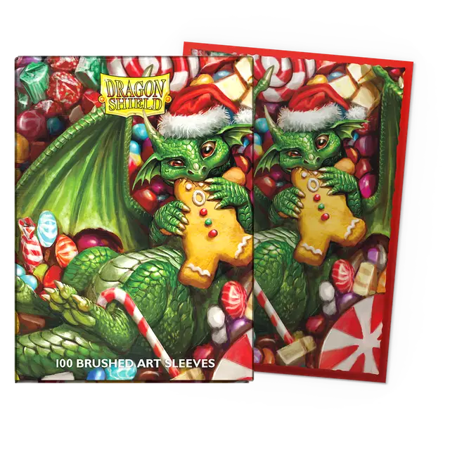 Dragon Shield: Christmas 2024 Brushed Art Sleeves (100 Sleeves)