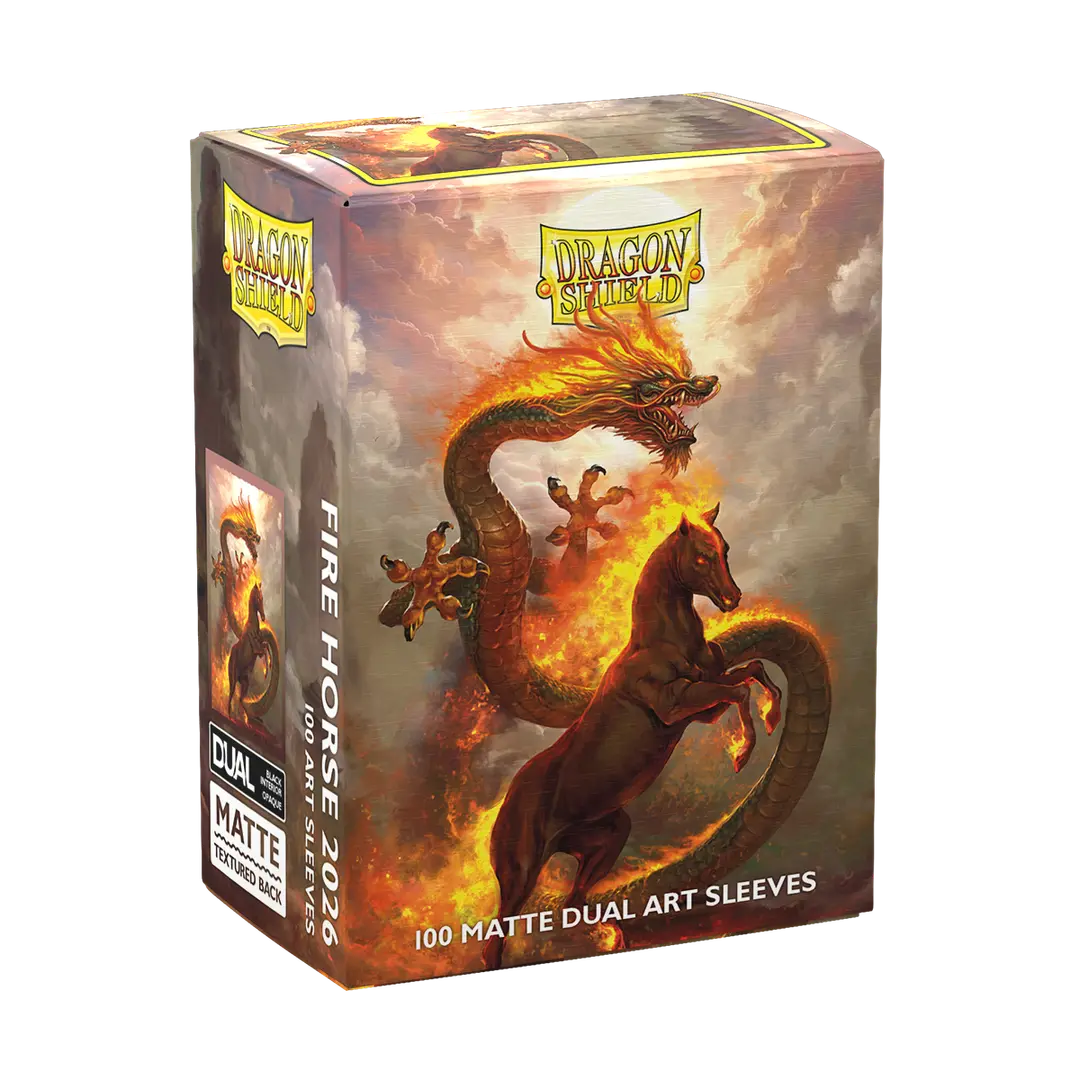 Dragon Shield: Fire Horse Matte Dual Art Sleeves (100)